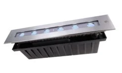 Deko Light Line III RGB Bodeneinbaustrahler Außen LED Silber IP67 400lm 35° Modern