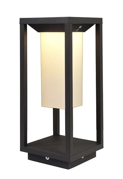 Deko Light Samas LED Solar Laterne 340mm, Dunkelgrau 4 Deko Light Samas LED Solar Laterne 340mm, Dunkelgrau – Bild 2