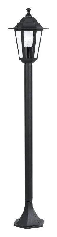 EGLO LATERNA 4 Außen Wegeleuchte, 1x E27, IP44, Schwarz, 22144