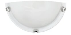 EGLO SALOME Wandleuchte E27 Chrom, Alabaster
