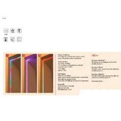 RGB Move LED Lichtband 5m Mit Fernbedienung & Farblaufband Funktion -Leuchten Verkauf eglo75055 1