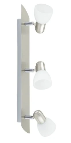 EGLO ENEA Wand & Deckenspot 3er E14 Nickel-matt