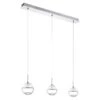 EGLO MONTEFIO 1 LED Hängeleuchte, 3-flg. Chrom, Klar/satiniert 2 EGLO MONTEFIO 1 LED Hängeleuchte, 3-flg. Chrom, Klar/satiniert -Leuchten Verkauf eglo93784