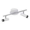 EGLO LIANELLO LED Spotbalken, 2-flg. Weiss, Chrom -Leuchten Verkauf eglo93809