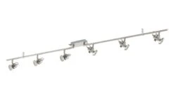 EGLO TUKON 3 LED Spotbalken, 6-flg. GU10 Nickel-matt