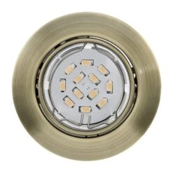 EGLO PENETO LED Einbauleuchte, Schwenkbar, GU10 Brüniert