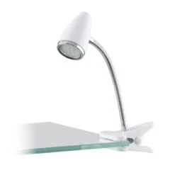 EGLO RICCIO 1 LED Klemmleuchte GU10 Weiss, Chrom