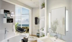 EGLO GITA 2 LED Spiegelleuchte, 900mm, Chrom, Weiss -Leuchten Verkauf eglo94714 2