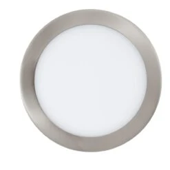 EGLO Connect FUEVA-C LED RGB Einbaulampe 225mm Rund Nickel-matt App Steuerbar