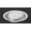 EGLO TERNI 1 LED Einbaulampe GU10 400lm 95x95mm Eckig Schwarz -Leuchten Verkauf eglo96759
