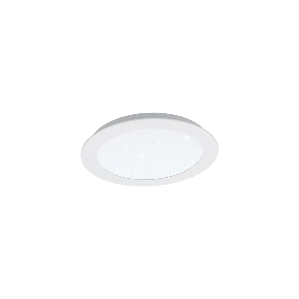 LED Einbaulampe Rund EGLO FIOBBO 225mm Weiss Kristalleffekt 3 LED Einbaulampe Rund EGLO FIOBBO 225mm Weiss Kristalleffekt