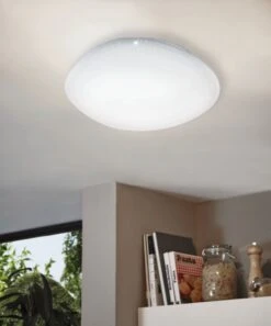 EGLO SILERAS-A LED Deckenleuchte Weiß 3300lm 60x8,5cm Mit Fernbedienung 6 EGLO SILERAS-A LED Deckenleuchte Weiß 3300lm 60x8,5cm Mit Fernbedienung -Leuchten Verkauf eglo98228 1