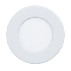 EGLO FUEVA 5 LED Einbauleuchte Weiss IP44 Rund 86mm 360lm 4000K