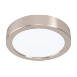 EGLO FUEVA 5 LED Aufbauleuchte Nickel-matt Rund 160mm 1350lm 4000K