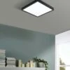 EGLO FUEVA 5 LED Aufbauleuchte Schwarz Eckig 285mm 2300lm 3000K -Leuchten Verkauf eglo99245 1