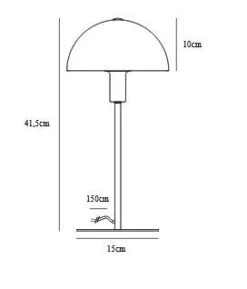 Tischlampe Schwarz Nordlux Ellen 20 E14 Mit Kabelschalter -Leuchten Verkauf ellentl tz 1 1
