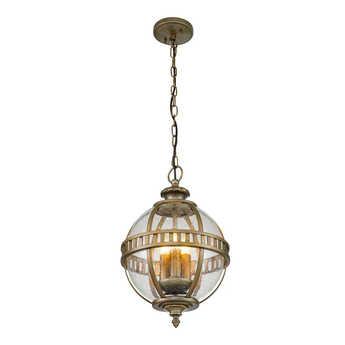 Elstead Halleron Pendelleuchte Brünierte Bronze 3xE14 IP44 305mm Dimmbar 3 Elstead Halleron Pendelleuchte Brünierte Bronze 3xE14 IP44 305mm Dimmbar