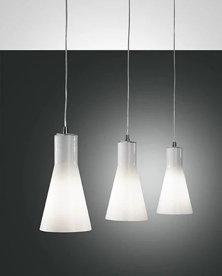 Fabas Luce Diana Pendelleuchte Verchromt, E27 3 Fabas Luce Diana Pendelleuchte Verchromt, E27