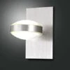 Fabas Luce Mill LED Wandleuchte Nickel Satiniert -Leuchten Verkauf fl3253 21 178