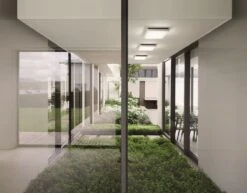 LED Deckenaußenleuchte Weiß Fabas Luce Desdy 2800lm 300mm IP54 -Leuchten Verkauf fl3314 65 102 6