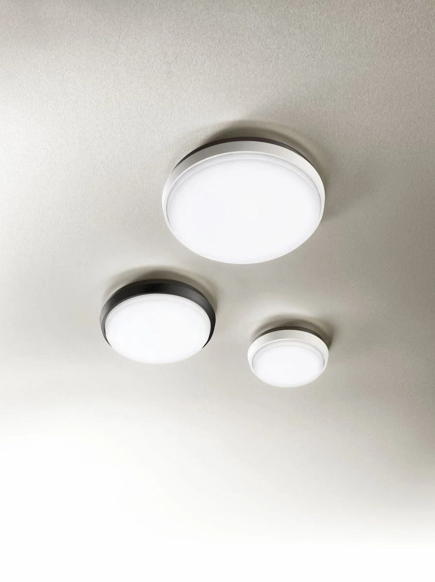 LED Deckenlampe Außen Weiß Fabas Luce Olly 300mm 2800lm IP54 4 LED Deckenlampe Außen Weiß Fabas Luce Olly 300mm 2800lm IP54 – Bild 2