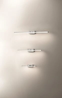 LED Spiegelleuchte Chrom Fabas Luce Nala 300mm 540lm 3000K -Leuchten Verkauf fl3361 21 138 1