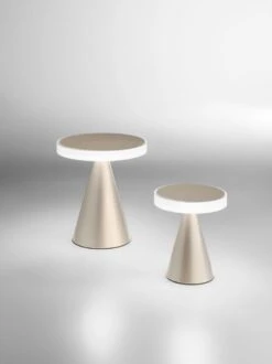 LED Tischlampe Gold Matt Fabas Luce Neutra 270mm 1080lm Touchdimmer -Leuchten Verkauf fl3386 35 225 1