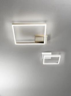 LED Deckenlampe Weiß Fabas Luce Bard 3510lm 420mm Dimmbar -Leuchten Verkauf fl3394 61 102 1