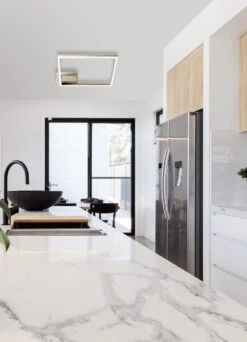 LED Deckenlampe Gold Edelmatt Fabas Luce Bard 3510lm 420mm Dimmbar -Leuchten Verkauf fl3394 61 225 6