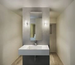 LED Spiegelleuchte Chrom Fabas Luce Iglesias 720lm 2-flg. -Leuchten Verkauf fl3431 26 138 6