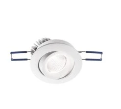 LED Einbaustrahler Weiß Fabas Luce Sigma 800lm 3000K Schwenkbar Rund -Leuchten Verkauf fl3445 72 343 1