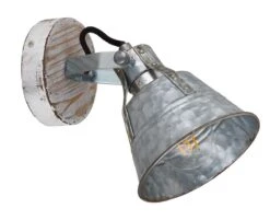 Globo Günther I Wandstrahler Weiß, Gold Patiniert E27 Dimmbar X14x18cm -Leuchten Verkauf globo15366z 1 1