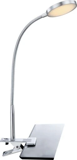 Globo PEGASI Klemmstrahler Aluminium Chrom, 1xLED