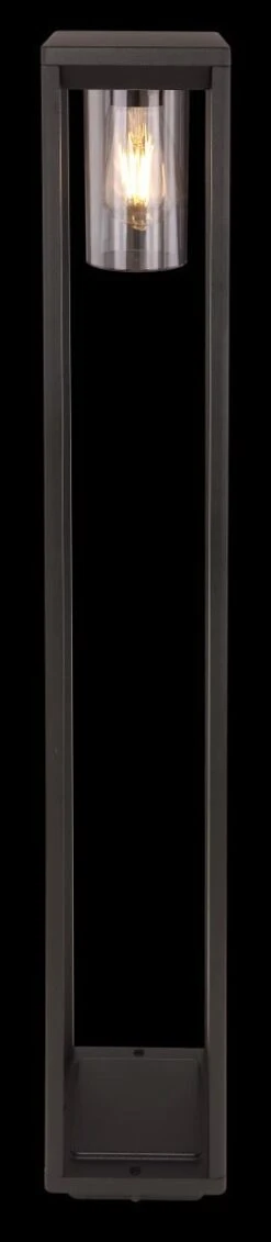 Globo Candela Wegeleuchte Schwarz Matt, Klar E27 Dimmbar 15x15x100cm -Leuchten Verkauf globo3135s4 3