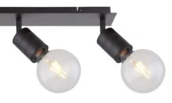 Globo Hermine Deckenstrahler Schwarz 4x E27 Dimmbar 80x10x16cm 14 Globo Hermine Deckenstrahler Schwarz 4x E27 Dimmbar 80x10x16cm -Leuchten Verkauf globo54030 4 4