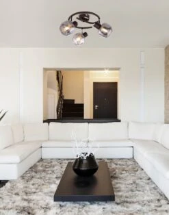 Globo Pallo Deckenstrahler Bronze, Rauch 3x E14 Dimmbar 25x16cm -Leuchten Verkauf globo54303 3 5