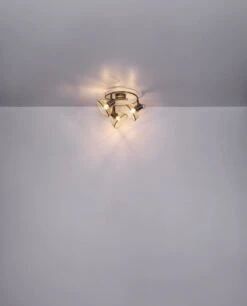 Globo Moniga Deckenstrahler Braun 3x E27 Dimmbar 30x20,6cm -Leuchten Verkauf globo54325 3 7