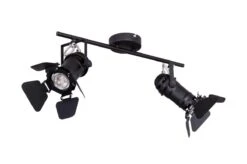 Globo Egon Deckenstrahler Schwarz 2x GU10 Dimmbar 54x16x26,5cm -Leuchten Verkauf globo54650 2b 1