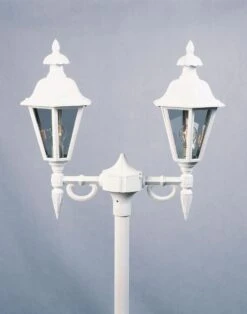 KONSTSMIDE Pallas Weißer Leuchtenkopf 2tlg.