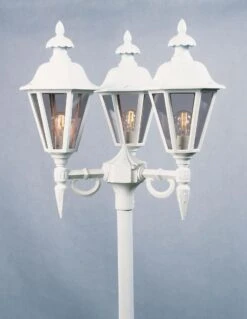 KONSTSMIDE Pallas Weißer Leuchtenkopf 3tlg.