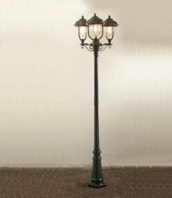 KONSTSMIDE Parma Grüne Standleuchte Mit 3 Leuchtenköpfen