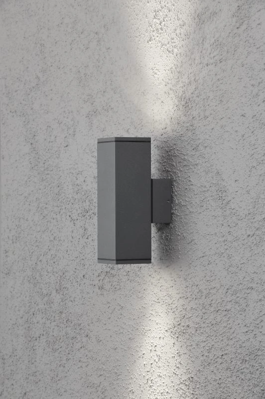 KONSTSMIDE Monza Wandleuchte Außen Mit Doppeltem Lichtkegel 4 KONSTSMIDE Monza Wandleuchte Außen Mit Doppeltem Lichtkegel – Bild 2