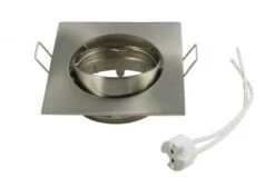 Bioledex® INO Einbaurahmen Edelstahl Gebürstet Eckig Schwenkbar 81mm -Leuchten Verkauf leb 1see 036 2