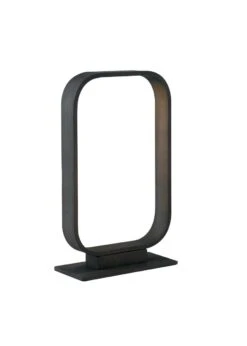 Luce Design Moka LED Tischleuchte Schwarz, Braun 350lm 4000K 16,6x27x6cm