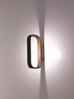 Luce Design Moka LED Wandleuchte Schwarz, Braun 350lm 4000K 17x25x3,5cm -Leuchten Verkauf led moka 1