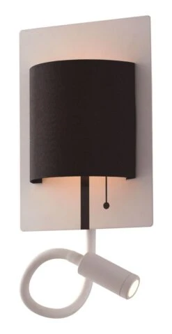 Luce Design Pop LED Wandleuchte Weiß, Schwarz 100lm 4000K 9x18x25,5cm