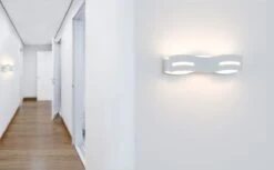 Luce Design Wave LED Wandleuchte Weiß 800lm 3000K 11x13x42,5cm Dimmbar -Leuchten Verkauf led wave ap12 2
