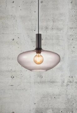 Hängelampe Rauchglas Nordlux Alton 35 Schwarz E27 -Leuchten Verkauf m alton 35 48973047 3