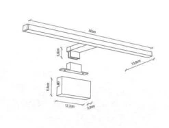 Nordlux MARLEE LED Spiegelleuchte Weiß 4000K 90Ra IP44 50x13,6x3,8cm 12 Nordlux MARLEE LED Spiegelleuchte Weiß 4000K 90Ra IP44 50x13,6x3,8cm -Leuchten Verkauf marlee spiegellampe tz 2