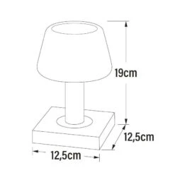 KONSTSMIDE Monaco Akku Tischleuchte IP54 Weiss Dimmbar 2700/3000K 15 KONSTSMIDE Monaco Akku Tischleuchte IP54 Weiss Dimmbar 2700/3000K -Leuchten Verkauf monacotischleuchte 1 1